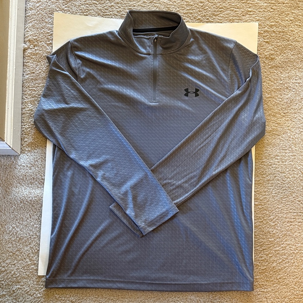Under Armour grey 1/4 zip